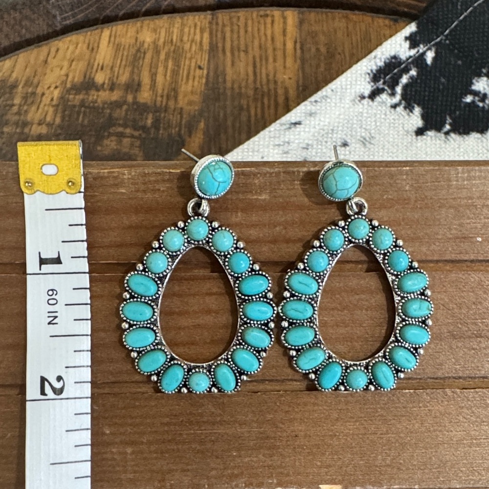 2 for $26 Turquoise Teardrop Earrings